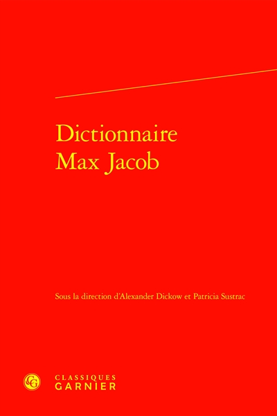 Dictionnaire Max Jacob