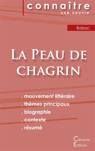 Fiche de lecture La Peau de...