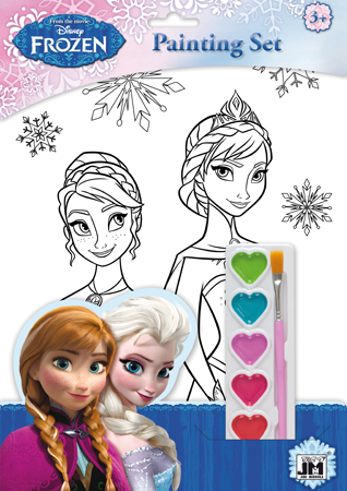 La reine des neiges : set de coloriages et peinture