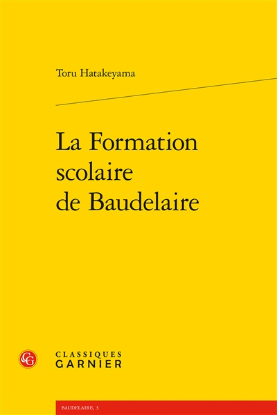 La formation scolaire de Baudelaire