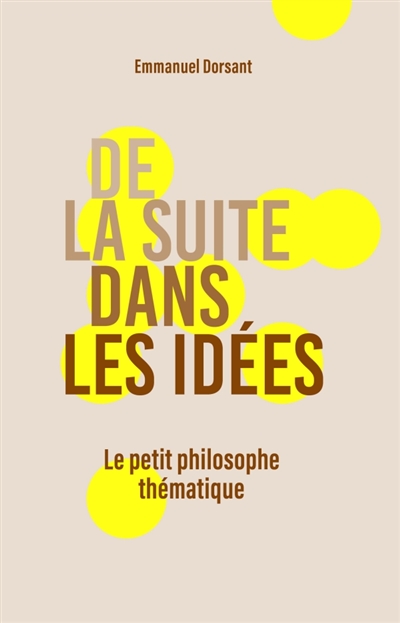 De la suite dans les idées...