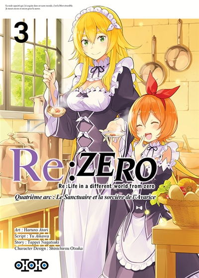 Re:Zero : Re:Life in a different world from zero : quatrième arc, le sanctuaire et la sorcière de l'avarice. Vol. 3
