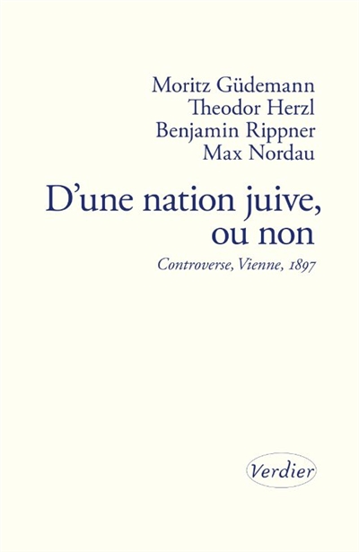 D'une nation juive, ou non...
