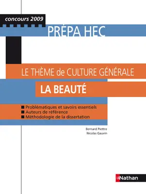 Le thème de culture générale : la beauté : prépa HEC