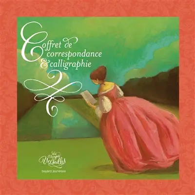 Coffret de correspondance et calligraphie : les orangers de Versailles