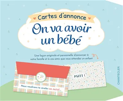 On va avoir un bébé : cartes d'annonce : une façon originale et personnelle d'annoncer à votre famille et à vos amis que vous attendez un enfant