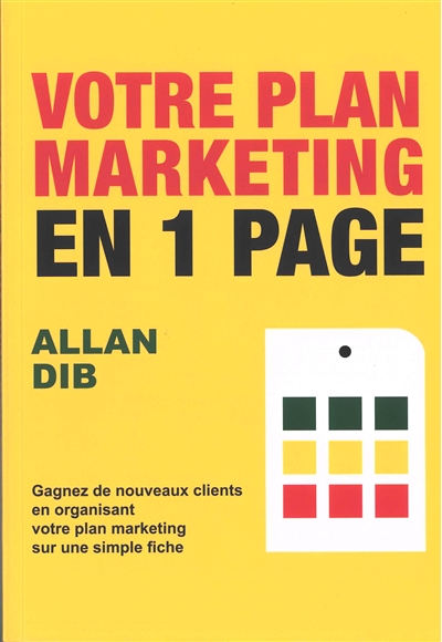 Pack Votre plan marketing en 1 page + poster