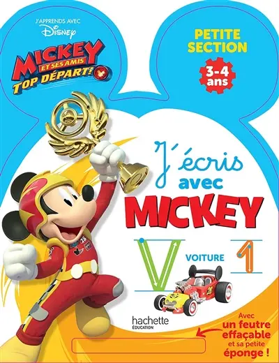 J'écris avec Mickey : petite section, 3-4 ans