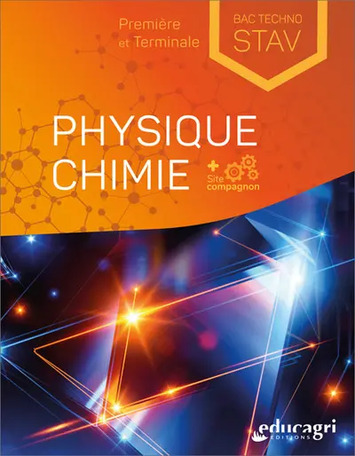 Physique chimie première et terminale bac techno STAV Physique chimie première et terminale bac techno STAV