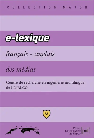 E-lexique français-anglais des médias