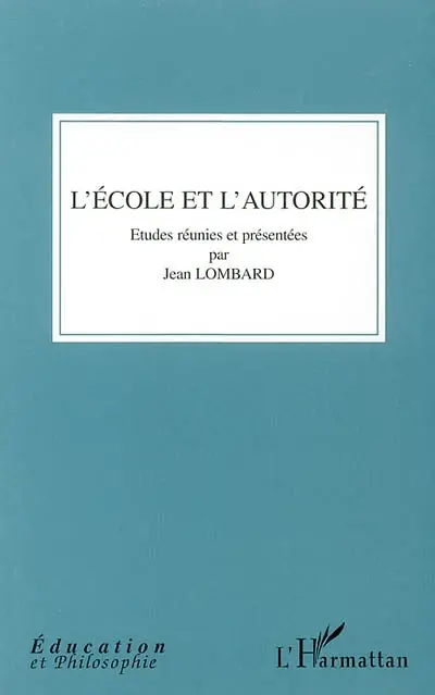 L'école et l'autorité