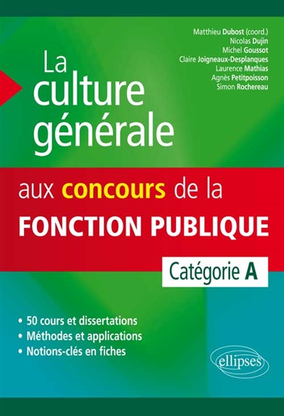 La culture générale aux concours de la fonction publique de catégorie A