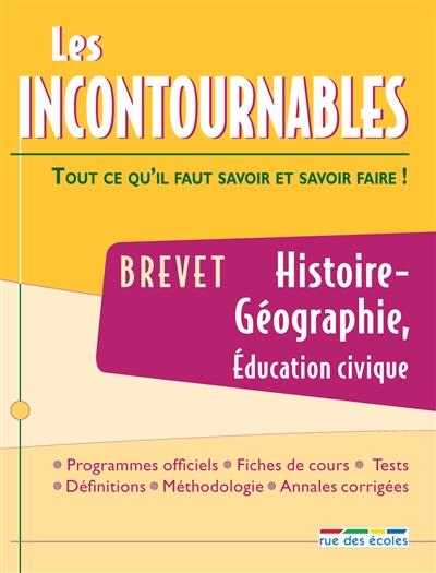 Brevet histoire-géographie,...