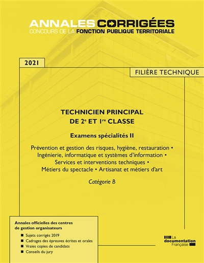 Technicien principal de 2e...