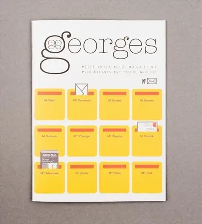 Georges : drôle de magazine pour enfants. Lettre