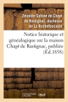 Notice historique et...