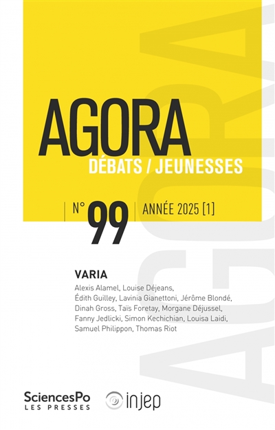 Agora débats jeunesse, n° 99. Varia
