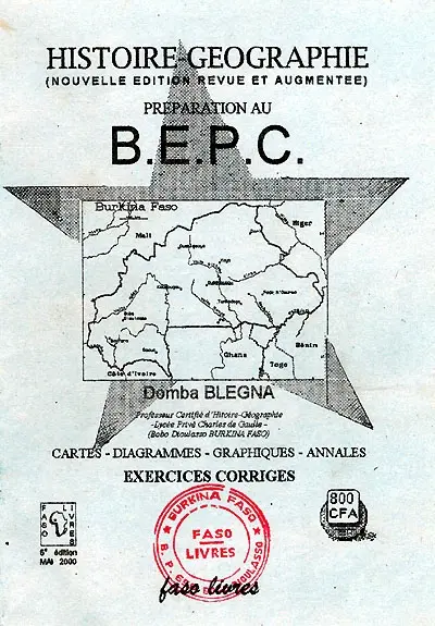 Histoire, géographie, préparation au BEPC