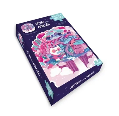 L'île aux chats : puzzle 100 pièces