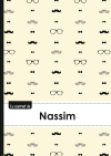 CARNET NASSIM LIGNES,96P,A5...