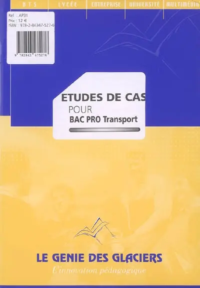 Etudes de cas pour bac pro transport