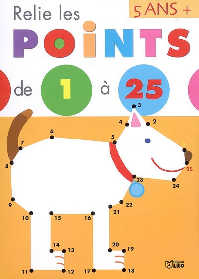 Relie les points de 1 à 25