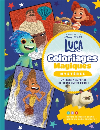 Luca : coloriages magiques : mystères
