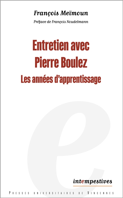Entretien avec Pierre...