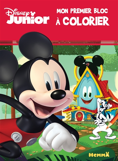 Disney junior : Mickey Mouse funhouse : mon premier bloc à colorier