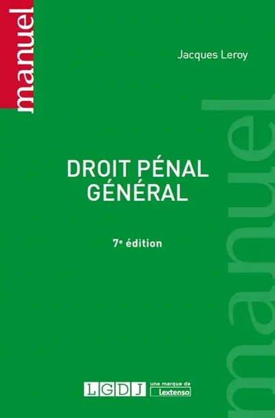 Droit pénal général