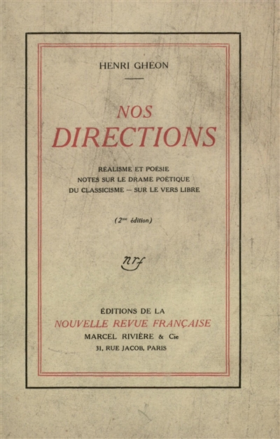 Nos directions