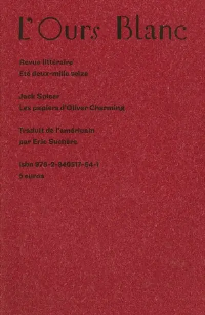 Ours blanc (L'), n° 11. Les papiers d'Oliver Charming
