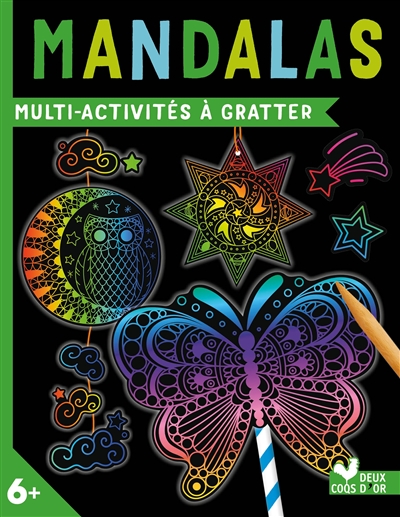 Mandalas : multi-activités à gratter
