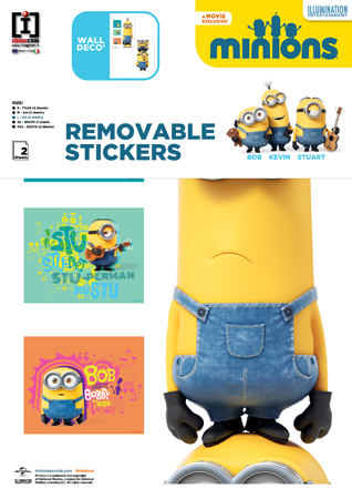 Minions : trio : stickers