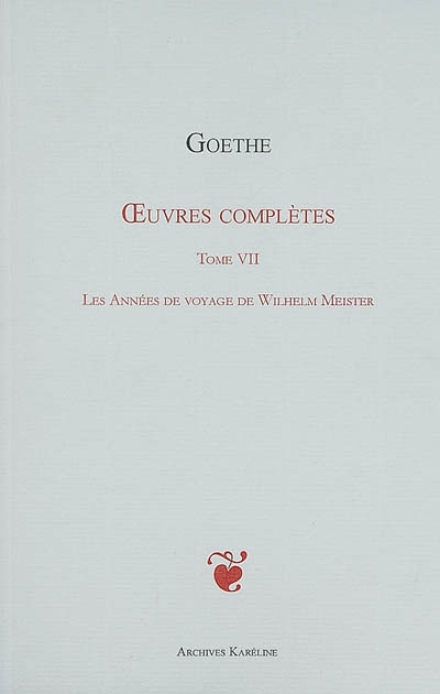 Oeuvres complètes. Vol. 07