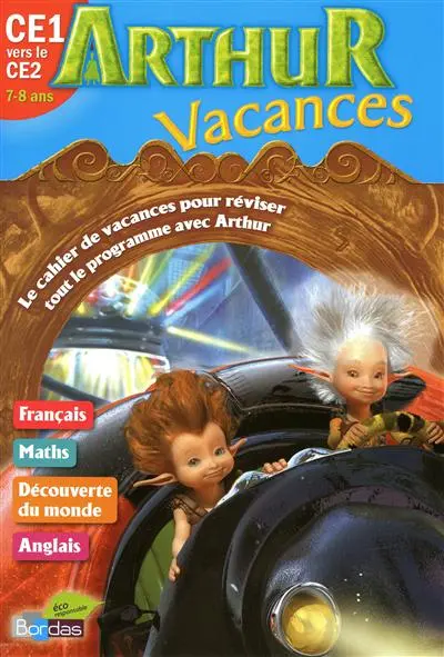 Arthur vacances CE1 vers le CE2, 7-8 ans