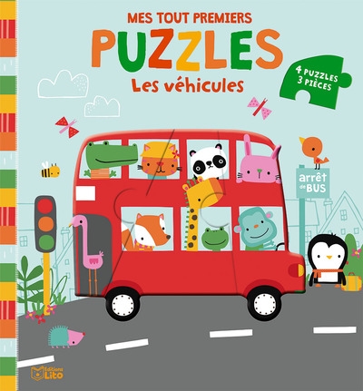 Les véhicules : mes tout premiers puzzles