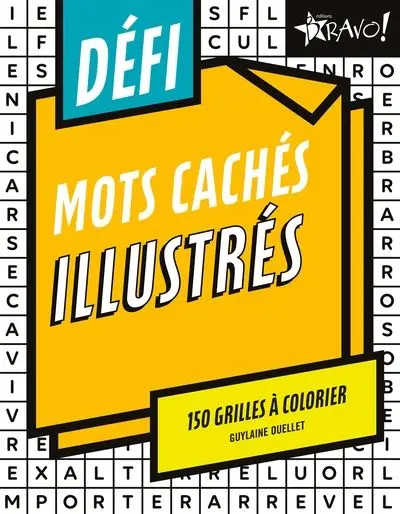 Défi : Mots caches illustrés : 150 grilles à colorier