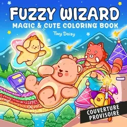 Fuzzy wizard : magic & cute coloring book