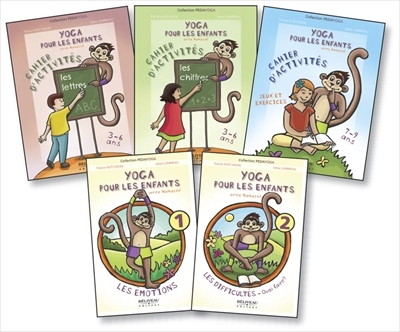 Yoga pour les enfants avec Namasté : lettres : cahier d'activités
