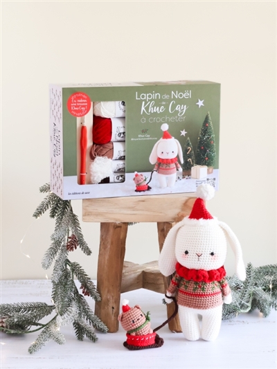 Lapin de Noël de Khuc Cay à crocheter