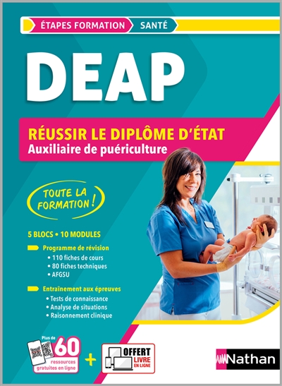 DEAP : réussir le diplôme d'Etat auxiliaire de puériculture