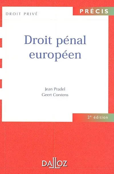 Droit pénal européen