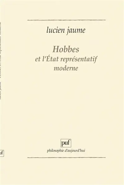 Hobbes et l'Etat représentatif moderne