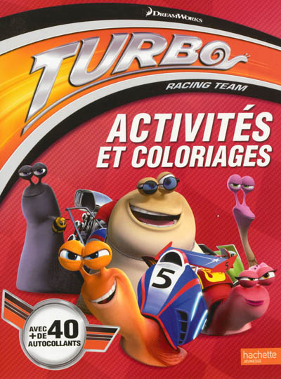 Turbo racing team : activités et coloriages