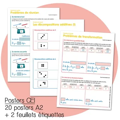 Haut les maths ! CE1 : posters