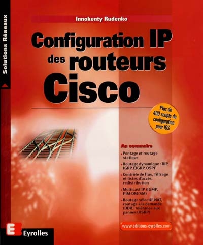 Configuration IP des routeurs Cisco