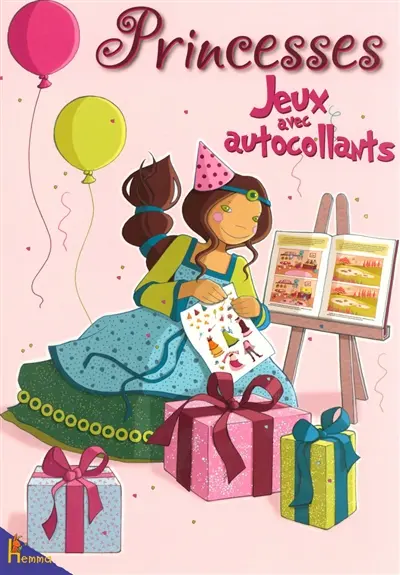 Princesses, jeux avec autocollants