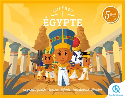 Coffret Egypte : 5 livres