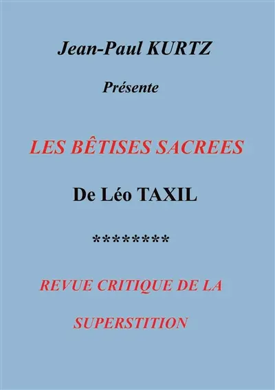 Les Bêtises Sacrées
